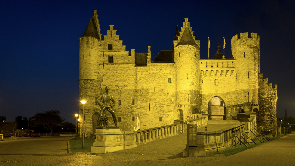 Castle in Antwerp Belgium